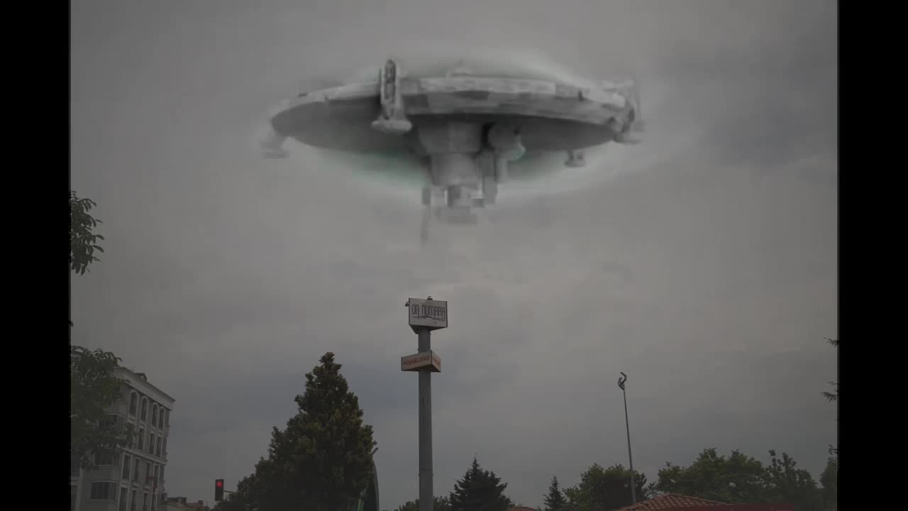 Spaceship Suddenly Appeared