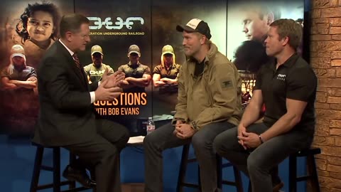 Actor Jim Caviezel and Tim Ballard of Operation Underground Railroad