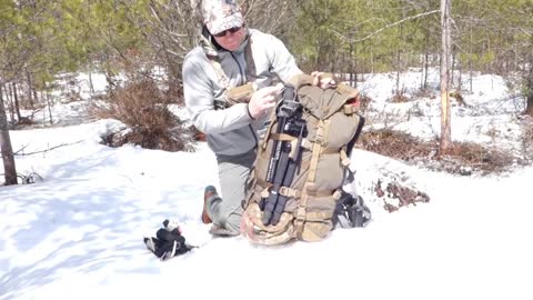 Tony Trietch goes over a loaded up Kifaru Cavern