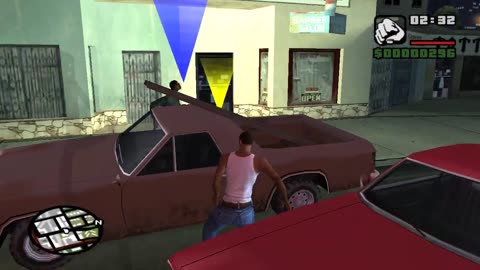 CJ Try to Buy pizza GTA San Andreas