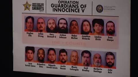 Operations Guardians of Innocence news conference on June 16 2020