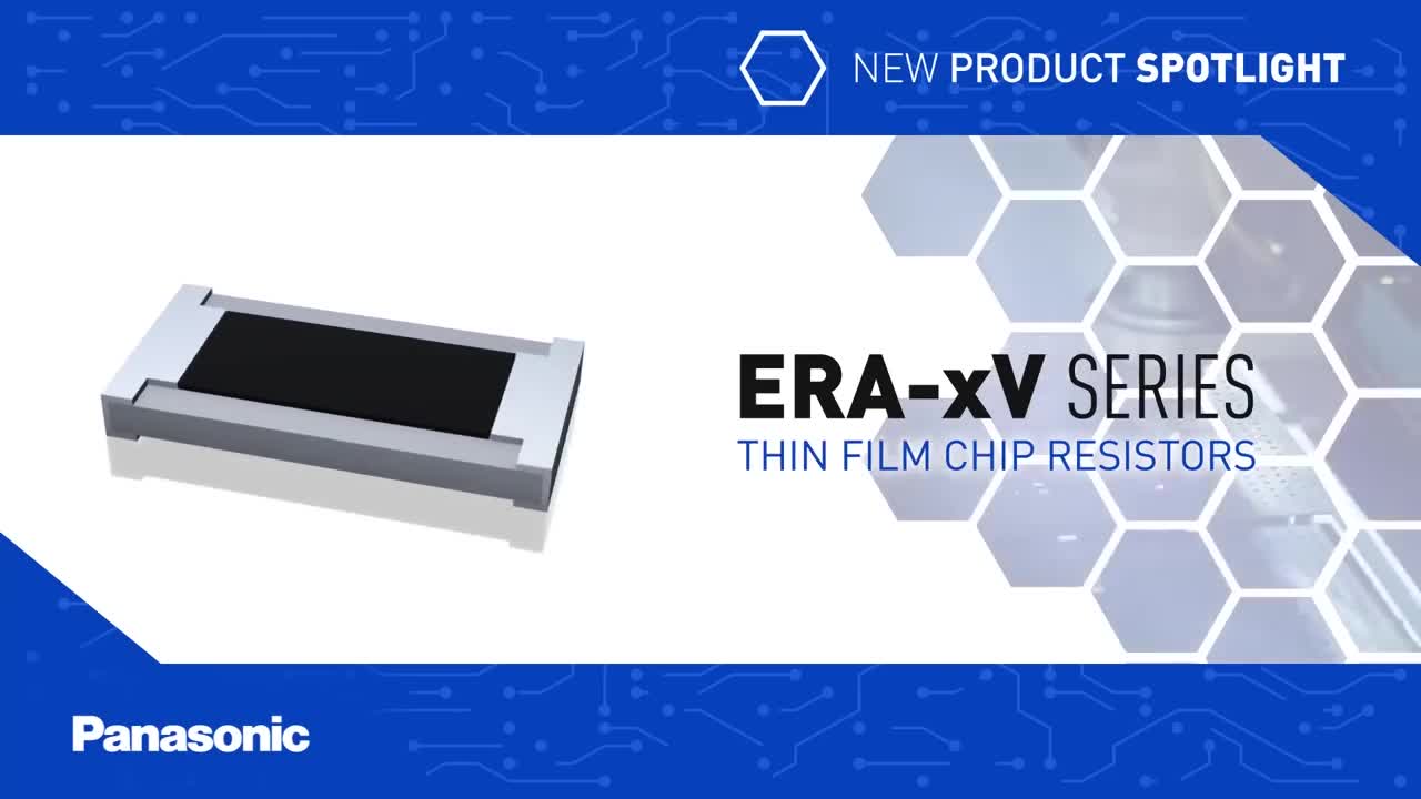 ERA-xV Thin Film Chip Resistors from Panasonic