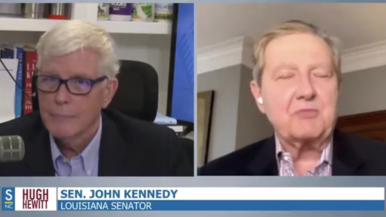 Senator John Kennedy perfectly SNAPS