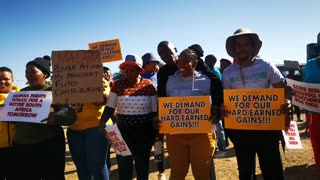 Numsa members march