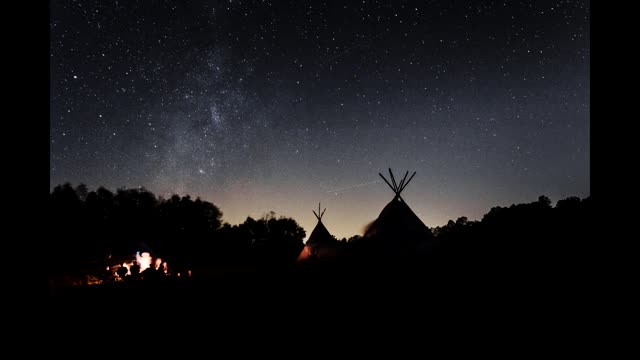 Campfire by the Lake Ambience with Crickets, Owls, Water, & Night Sounds for Relaxation & Sleep