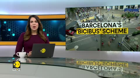 WION Climate Tracker | Barcelona's 'Bicibus' Scheme: Greener way for kids to travel to school