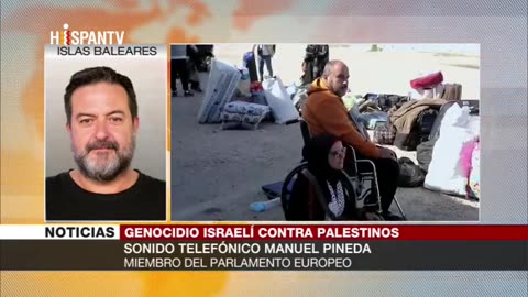 Eurodiputado español exige tregua inmediata en Gaza