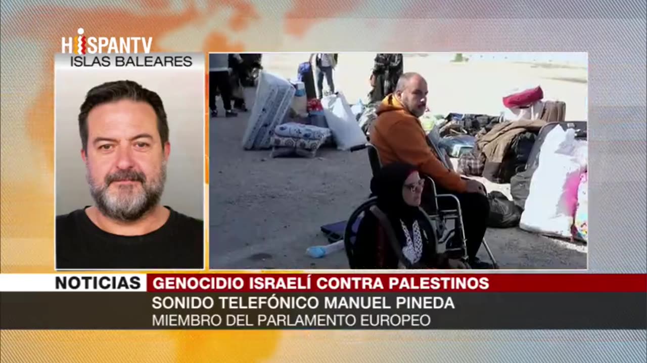 Eurodiputado español exige tregua inmediata en Gaza