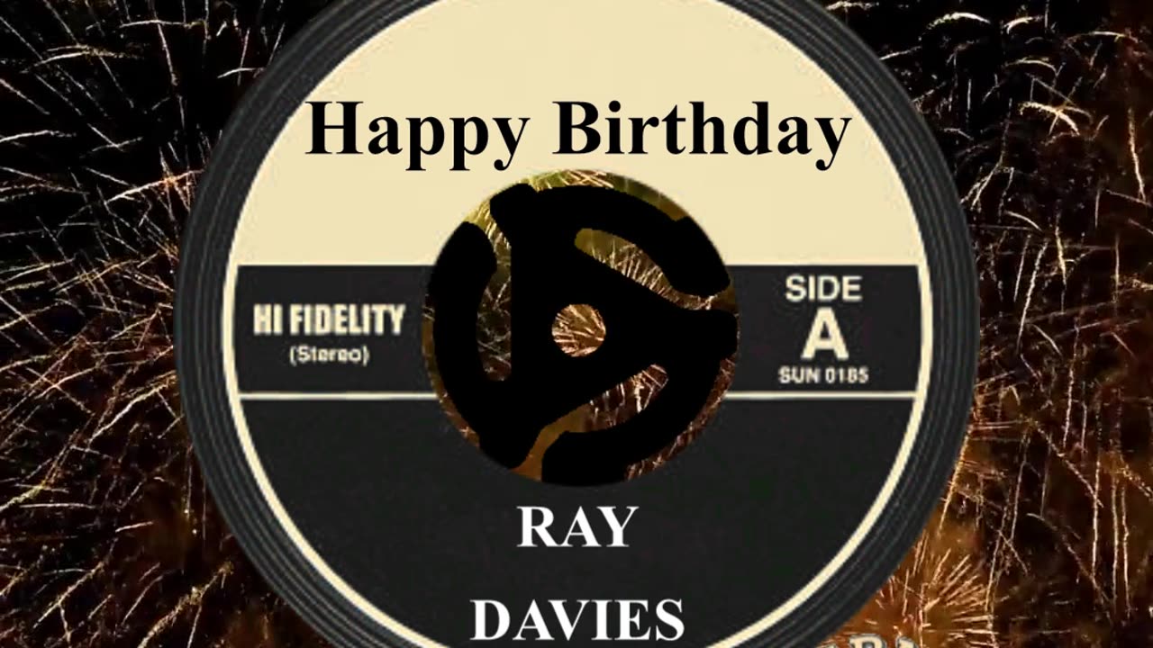 HAPPY BIRTHDAY RAY DAVIES (KINKS)