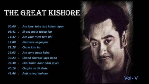 Kishore Kumar Hit Songs -- Vol-V