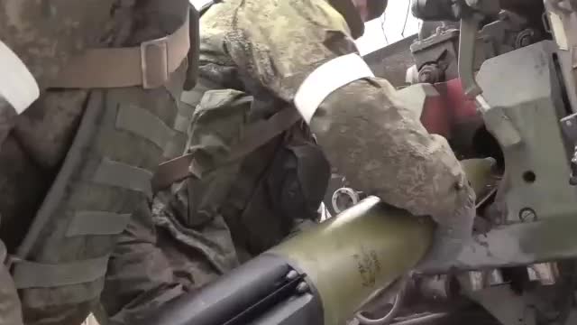 Russia's Pacific Fleet's Marine in combat action in special military operation