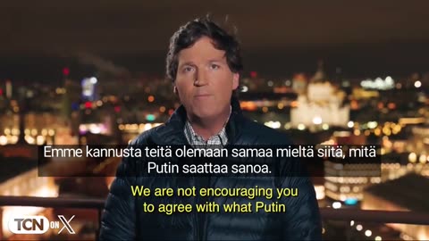 Tucker Carlson - Miksi haastattelen Putinia