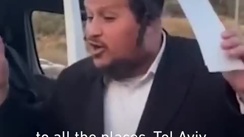 Israeli man filmed saying he wants the land to be returned to Palestinians