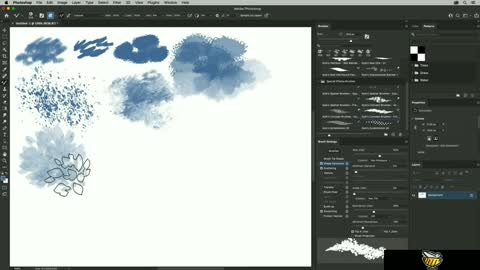 The Brushes and Brush setting panels