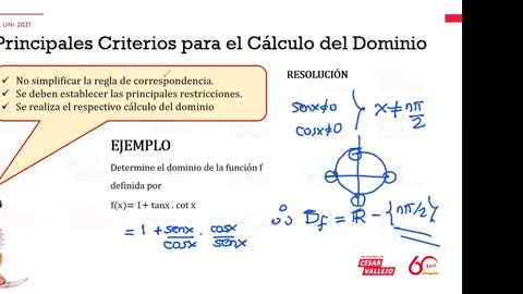 SEMESTRAL VALLEJO 2021 | Semana 11 | RM | Trigonometría