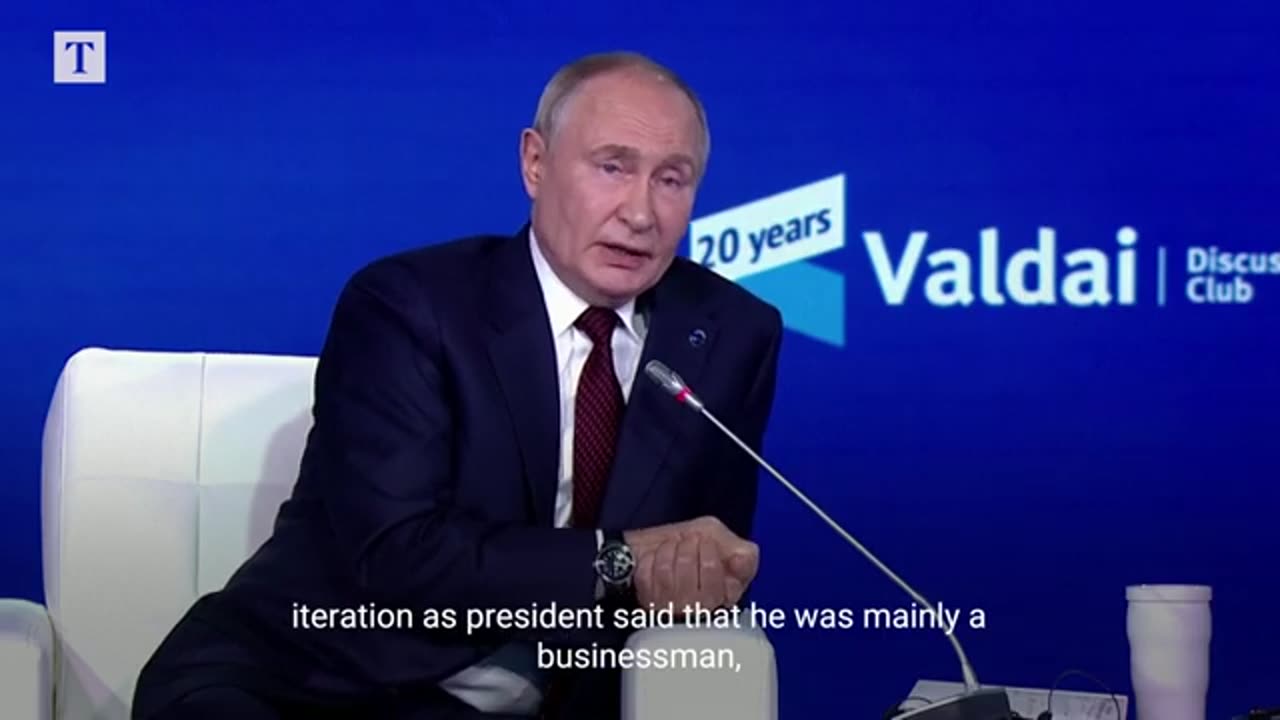 Donald Trump ‘acted like a man’, says Putin