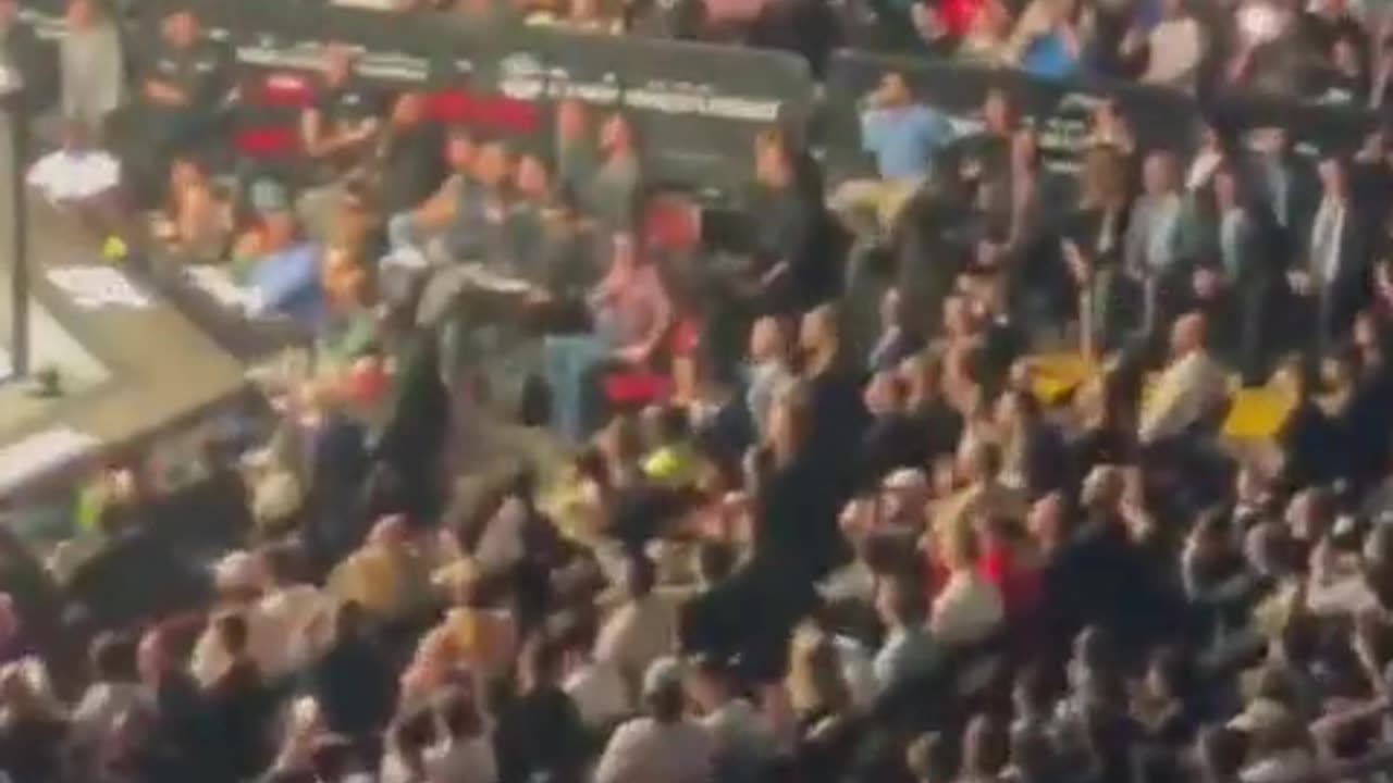 UFC 302 in New Jersey just days after being convicted 10 miles away in New York City