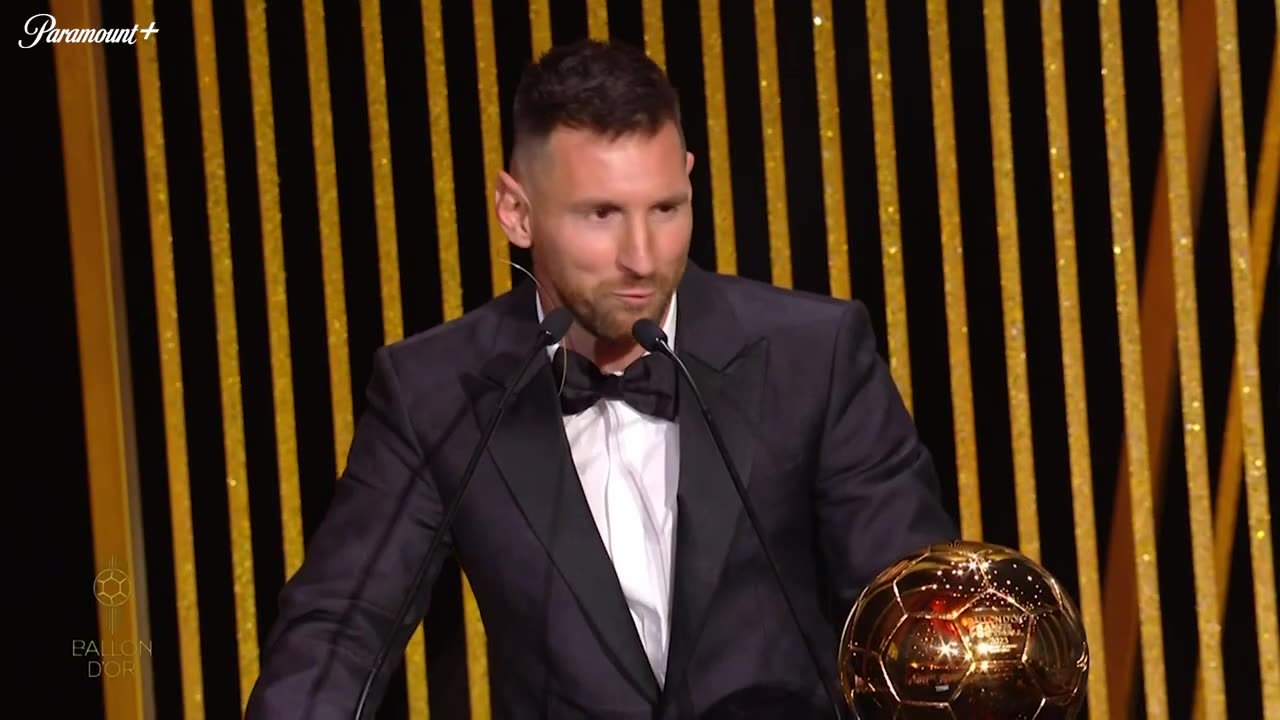 Lionel Messi Wins His 8th Ballon D'OR Award