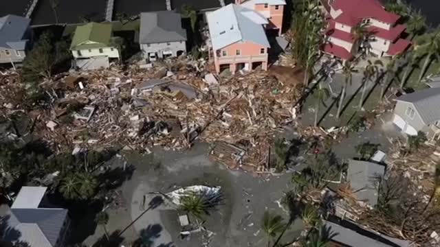 Hurricane Ian: Fort Myers Beach Florida Before And After Hurricane Ian.