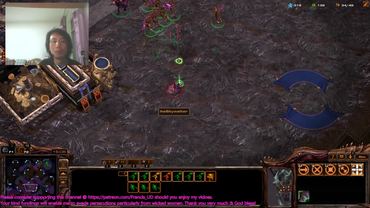 sc2 zvz got defeated by another zerg with my own tactics early nydus+lurkers+sneaky gold base