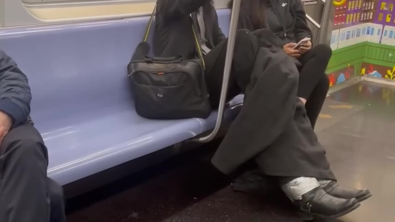 The train isn't the place for stilts