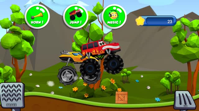 Monster trucks game car race monster trucks