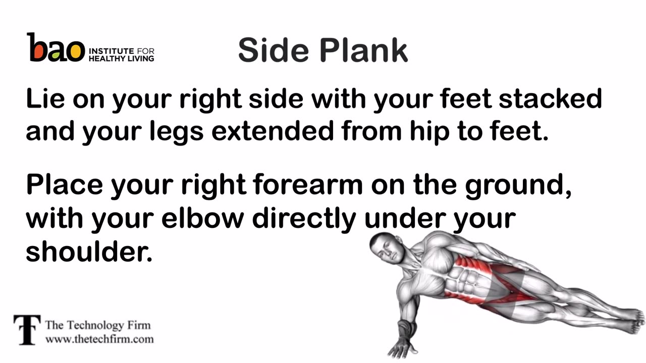 exercise - side plank