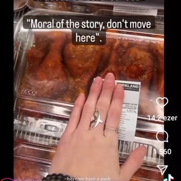 Kanda,csirke ára 100 $felett!!