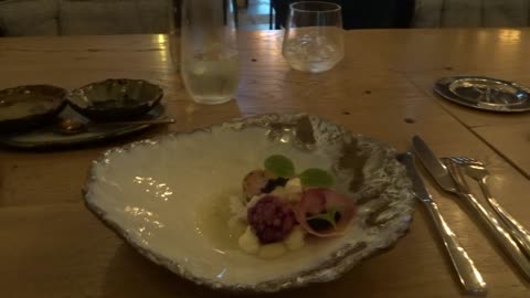 Restaurant Provenier Schiedam Zalm met Venkel en Roomkaas met kaviaar en dille