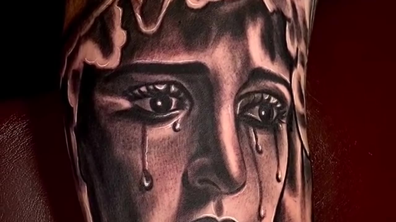 Black and Grey realism tattoo #shorts#viral#youtubeshorts#trending#youtube#video#subscribe#short