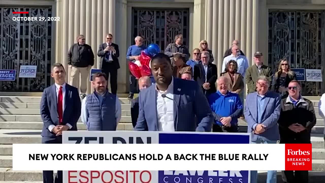 'This Clown': Senate GOP Candidate For New York Hammers Chuck Schumer During Rally