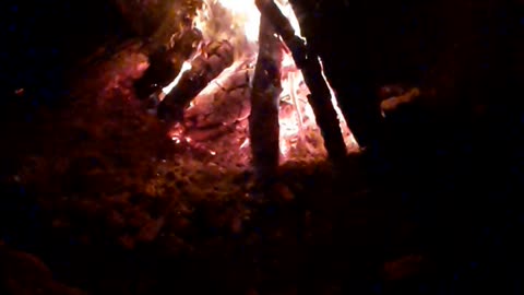 Night at the fire