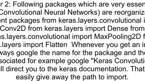 keras cannot import name Conv2D