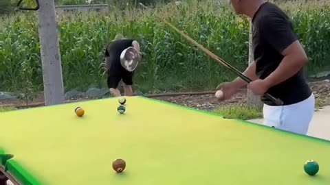 Billiards funny video