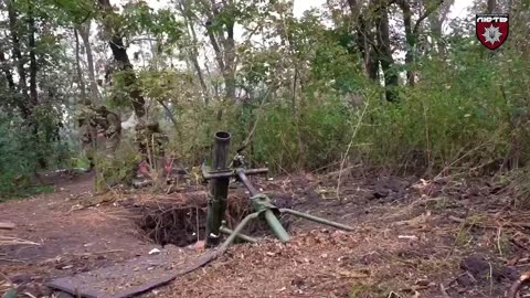 Footage from Ukrainian Mortar Crew