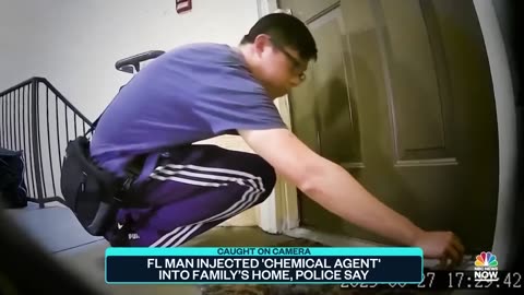 Police say video shows neighbor injecting chemicals into family's home