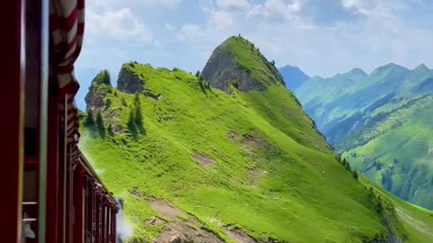 Dreamy Ride in Brienz Switzerland