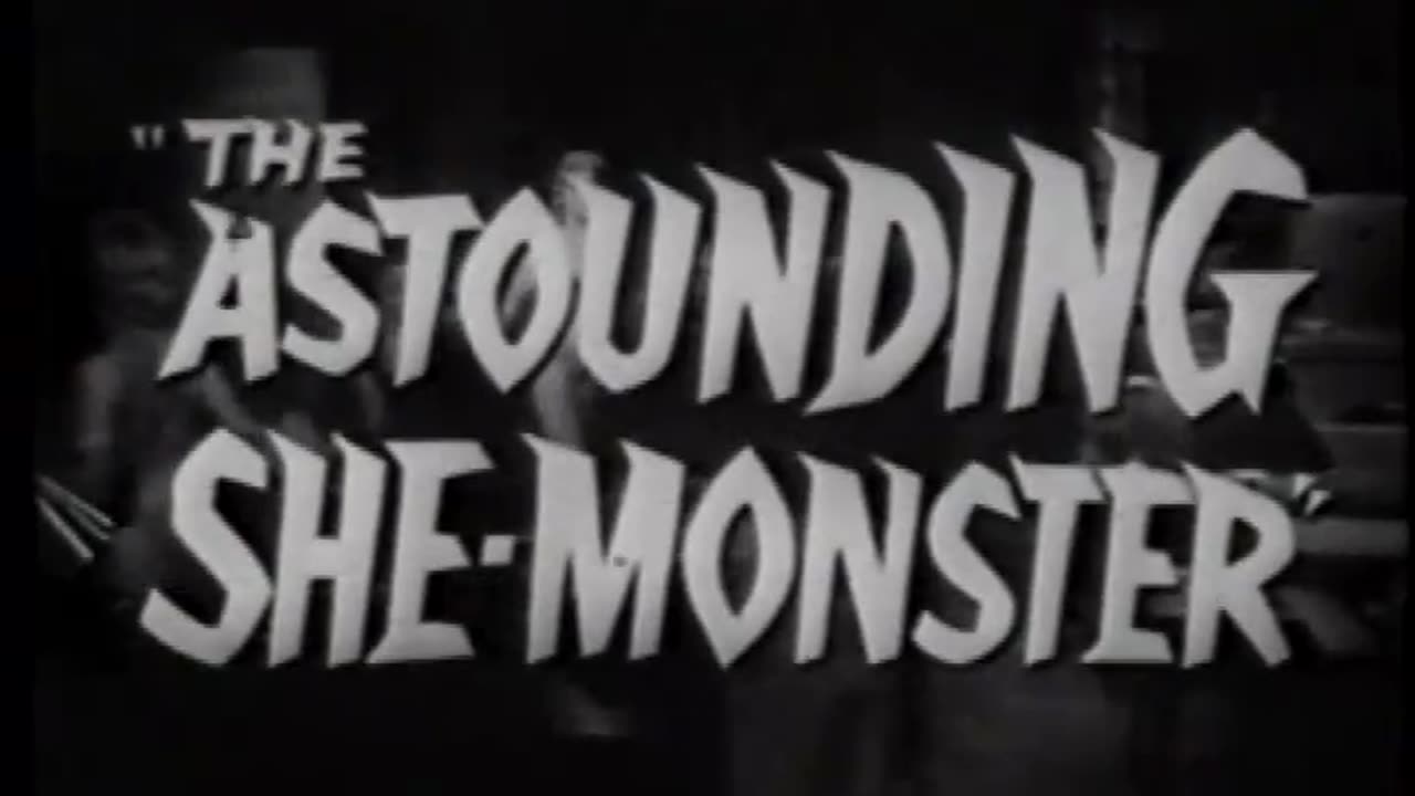 THE ASTOUNDING SHE-MONSTER (1958) movie trailer