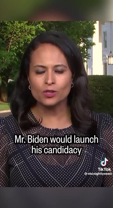 We have new details about president Biden re-election plans