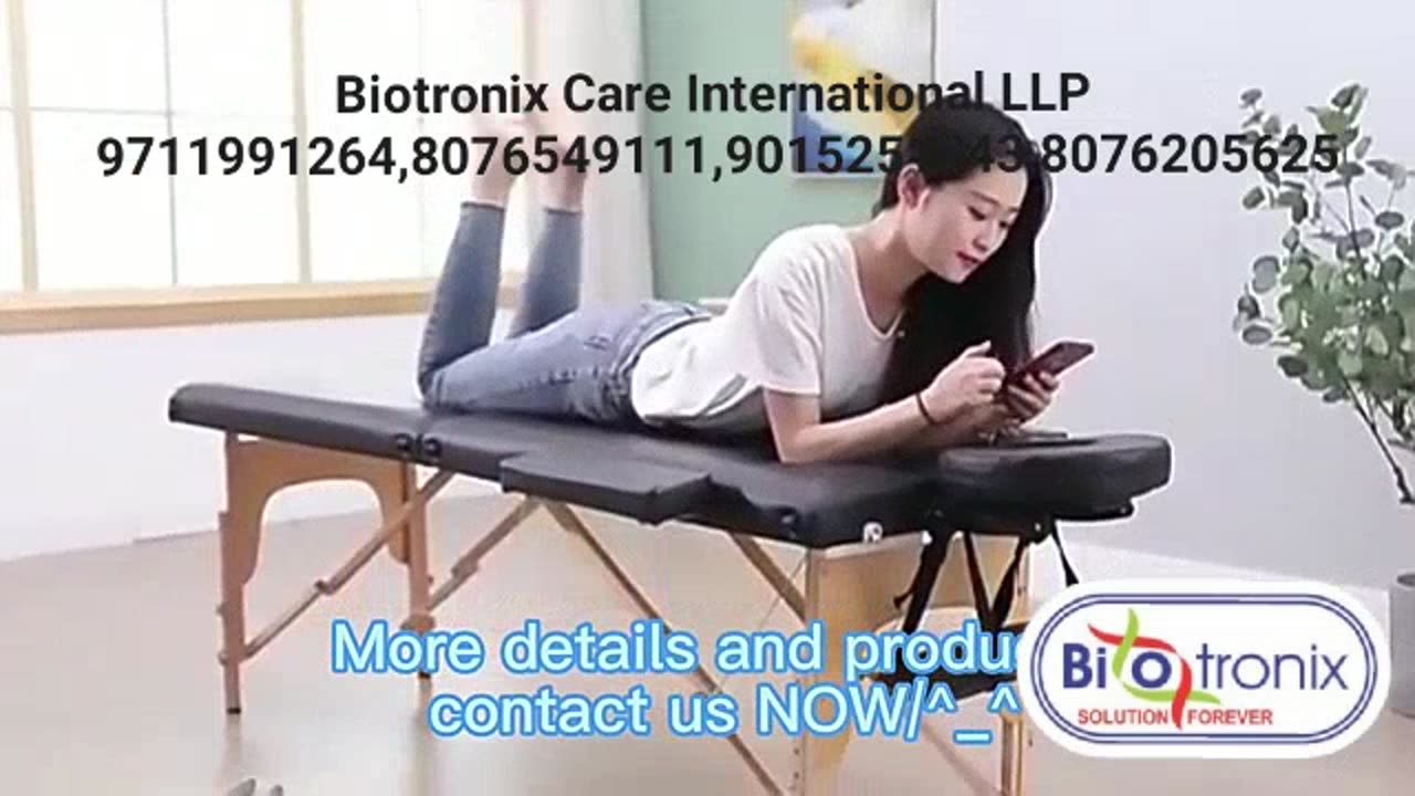 Biotronix Care International Portable Massage Table Massage Bed Lash Bed Facial Bed