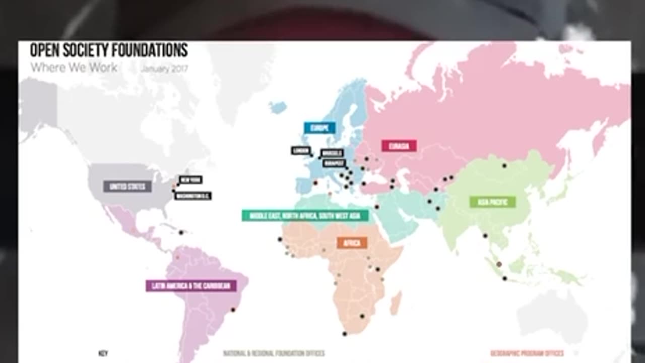 Soras funding Regime change here and abroad.