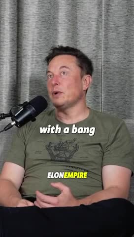 WARNING: "A Disaster Is Coming" - Elon Musk 😳