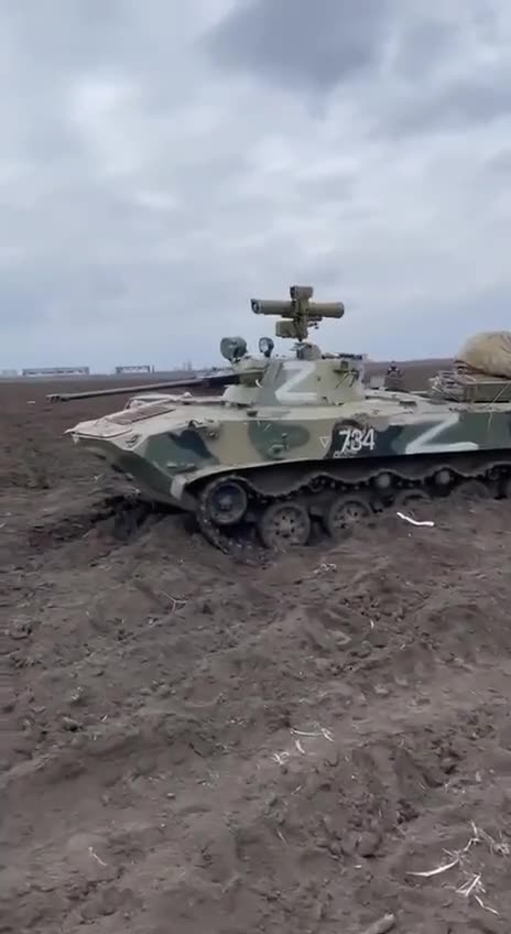 Destroyed Russian Vehicles Litter the Battlefield