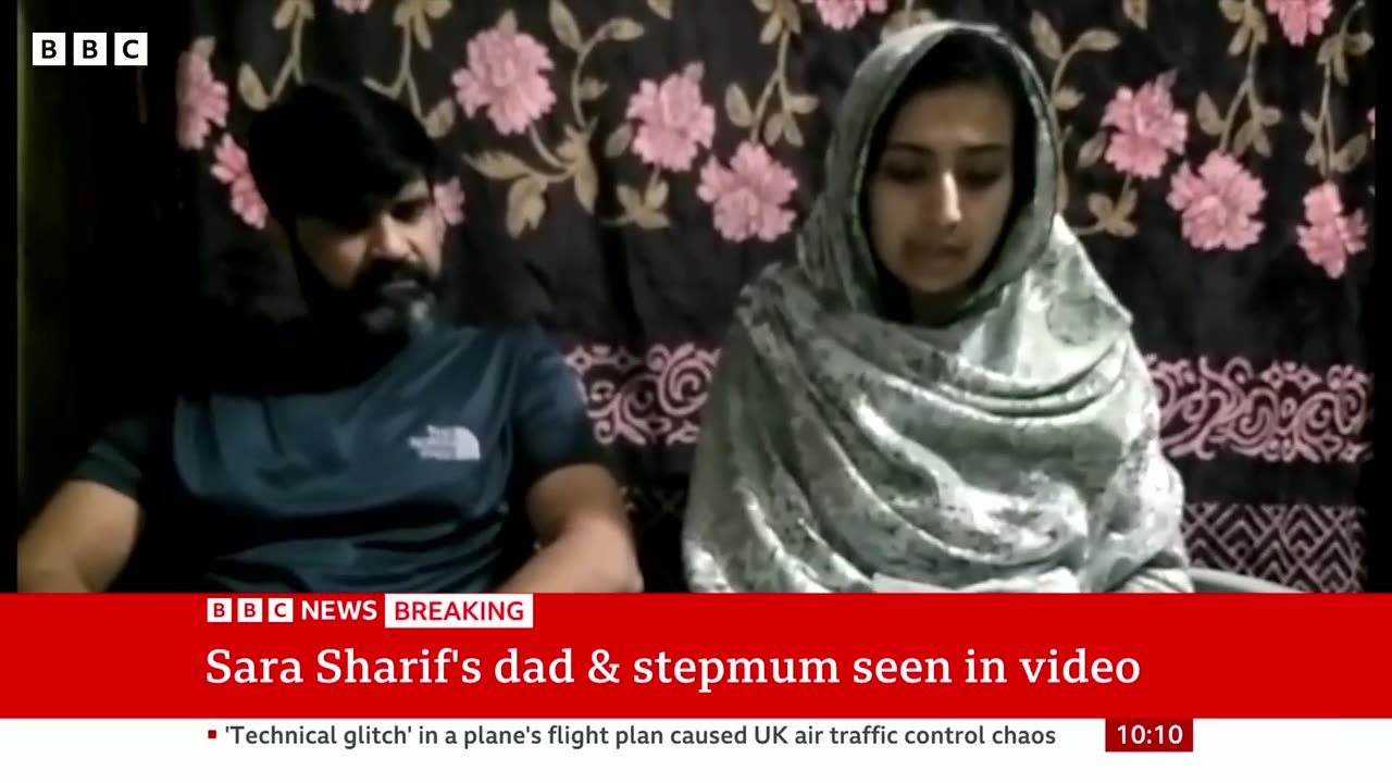 Sara Sharif dad and stepmum release video statement - BBC News