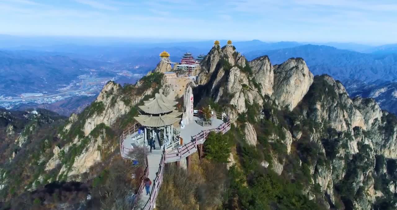 Laojun Mountain, Luanchuan, Luoyang, China，Natural scenery，landscape，Scenic spot- Travel Video