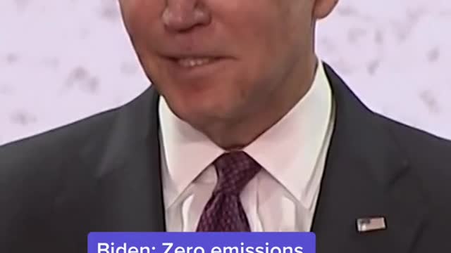 Biden: Zero emissions by 2050