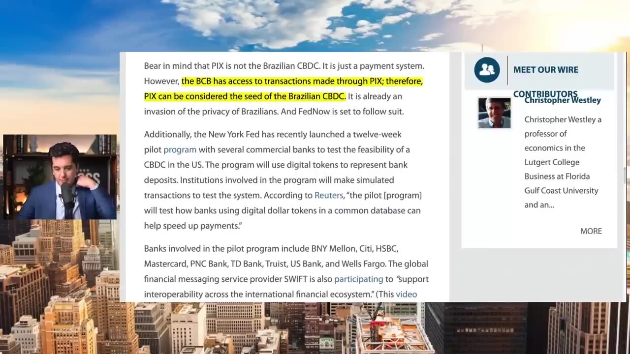 CBDCs | Joshua Phillipp | The CBDCs, the Centralized Banking Digital Currencies Will That Cartel the Ability to Monitor You