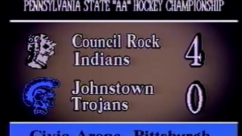 PA State Finals: Johnstown Trojans vs Council Rock Indians Apr 4 1992