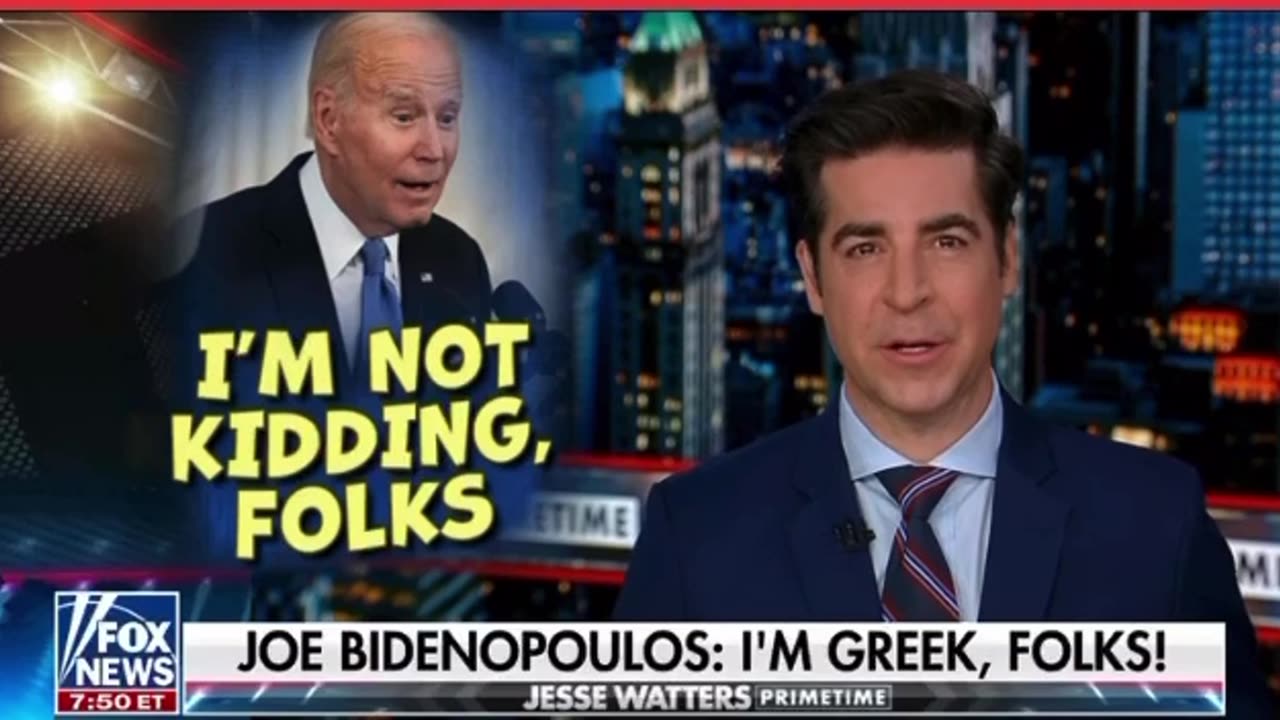 'I'm The First Black Puerto Rican Greek Jewish Truck Driving Professor President' - Joe Bidenopoulos