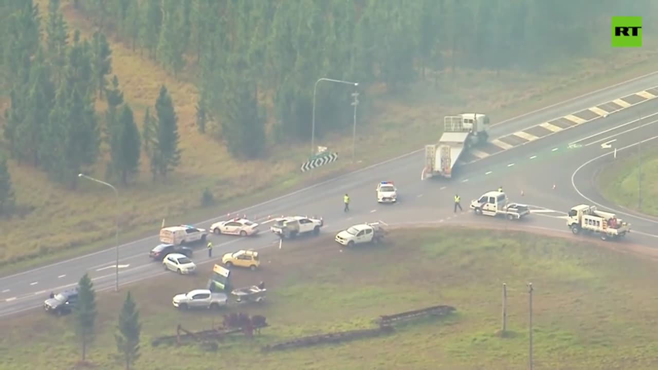 Retomada Dos Incêndios Florestais Em Queensland, Na Austrália